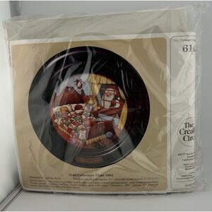 The Creative Circle #6142 - Collectors Plate 1985 - Embroidery Kit‎ - Vintage